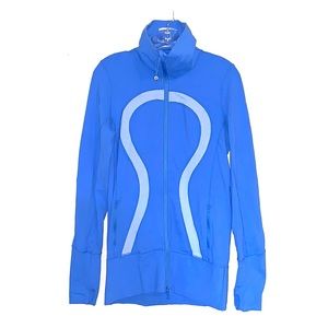 Lululemon Blue Full Zip Running Jacket Size 8
